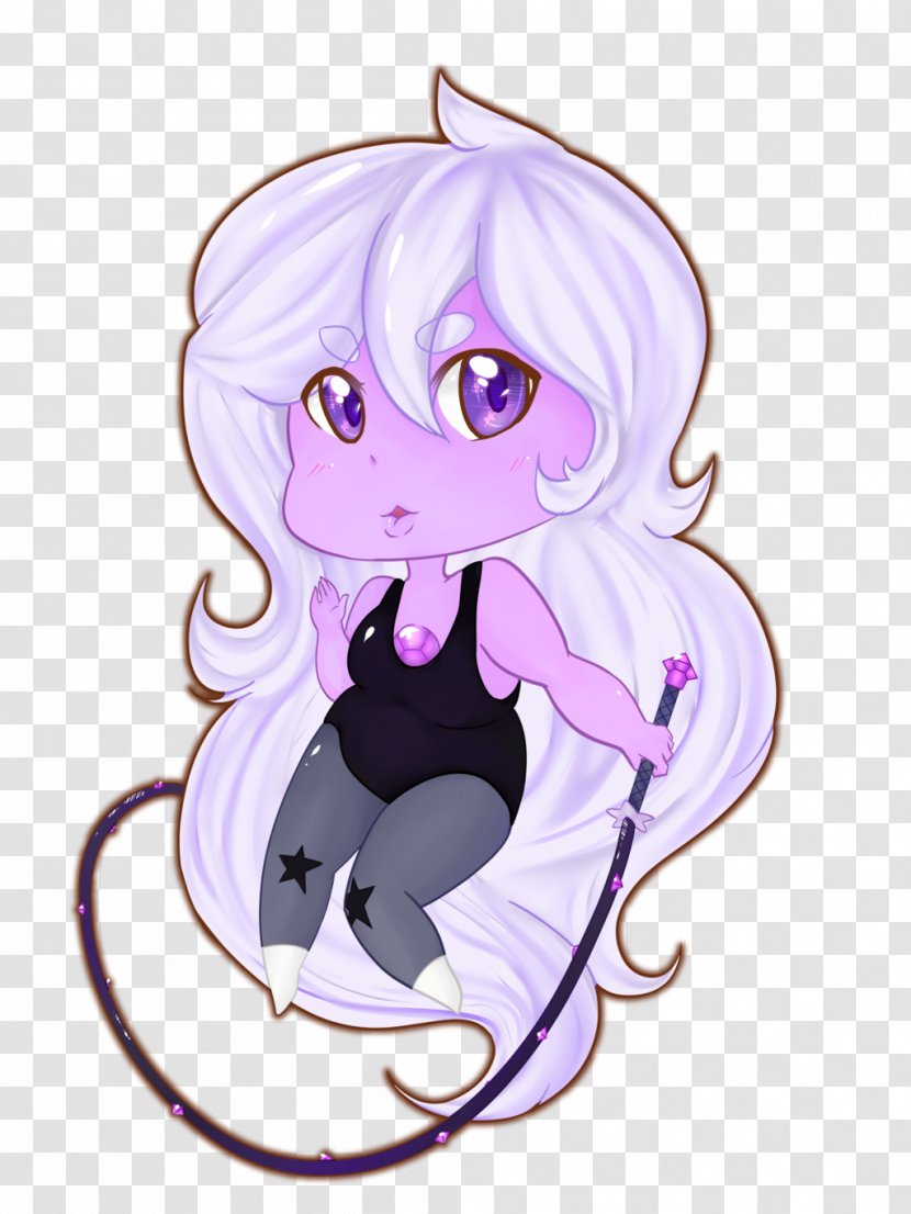 Drawing Amethyst Gemstone Crystal Lavender - Heart Transparent PNG