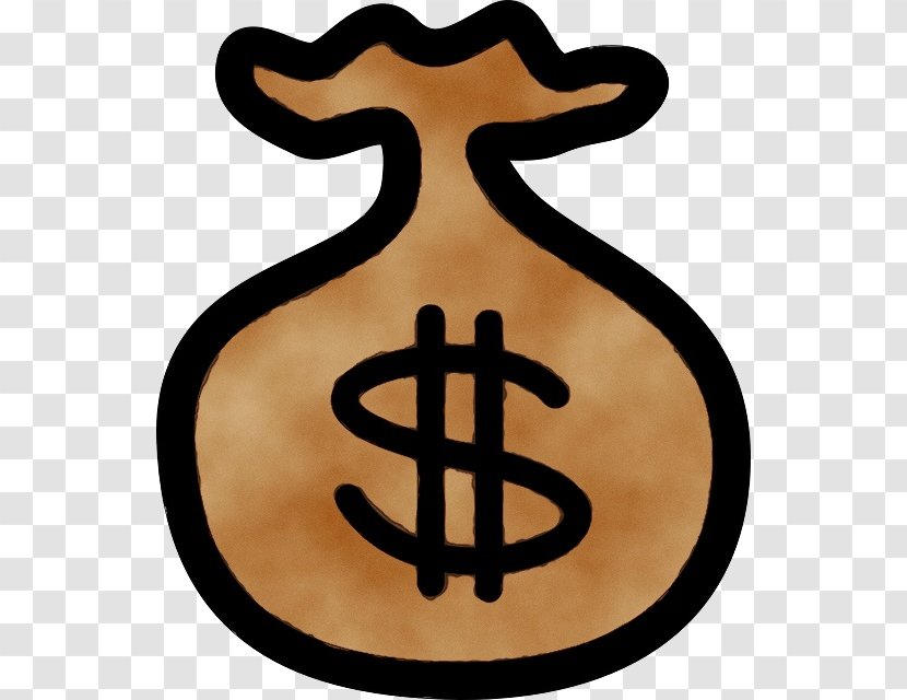 Money Bag - Paint - Cross Sign Transparent PNG