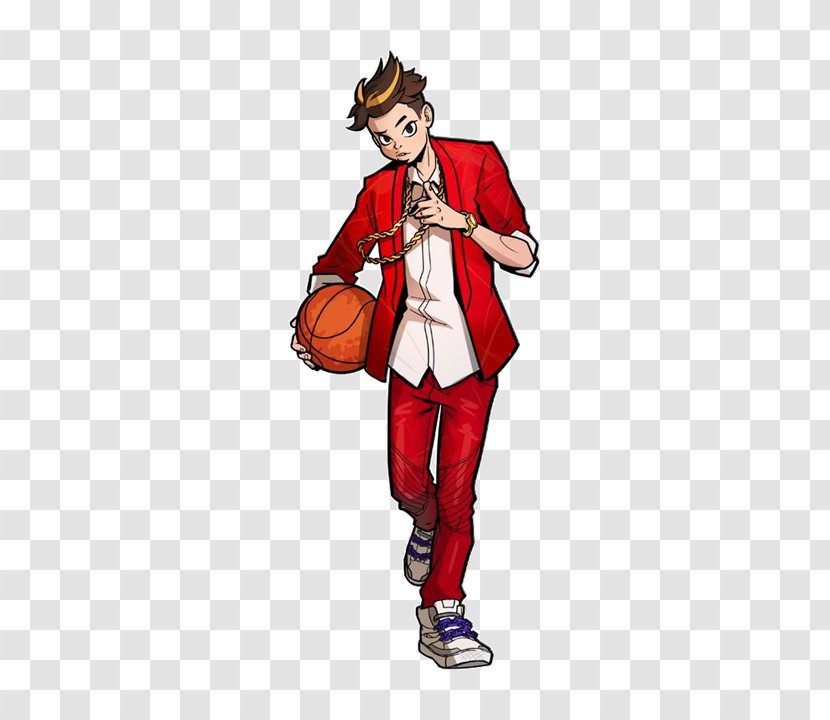 Sports Basketball Painting Cartoon - Muscle - Street Transparent PNG