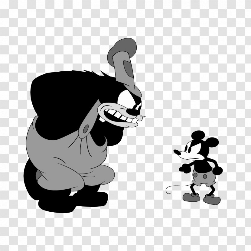 Mickey Mouse Minnie Pete Oswald The Lucky Rabbit Drawing Transparent PNG
