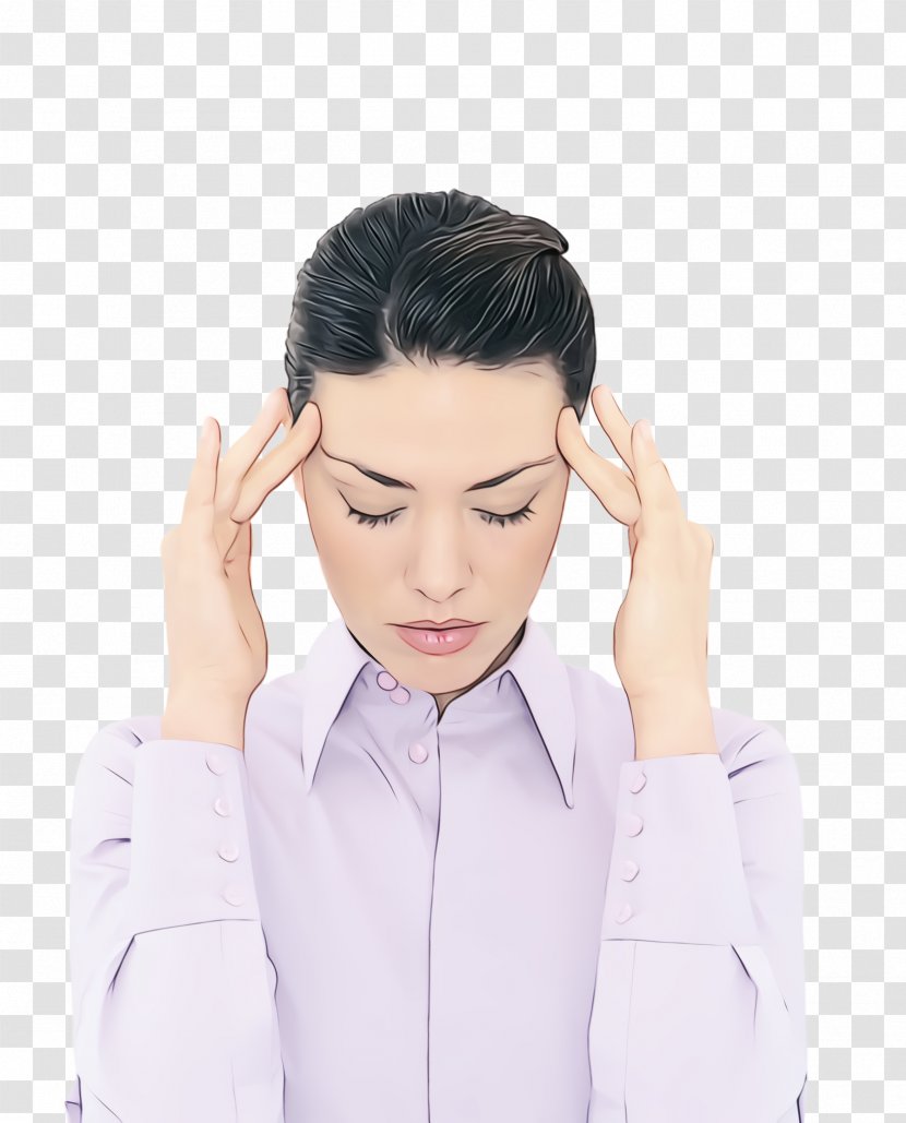 Forehead Face Skin Ear Eyebrow - Gesture - Finger Transparent PNG