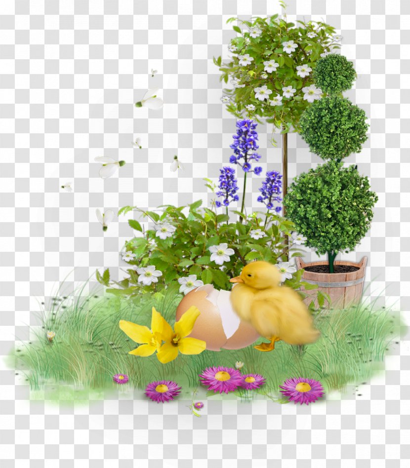 Easter Desktop Wallpaper Garden Computer Cluster - Flowering Plant Transparent PNG