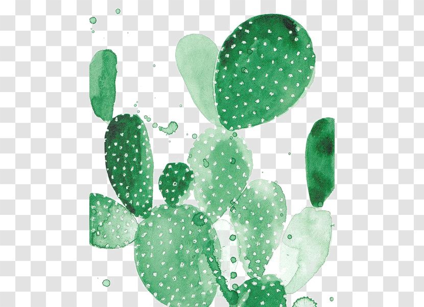 Printmaking Cactaceae Work Of Art Illustration - Printing - Cactus Transparent PNG