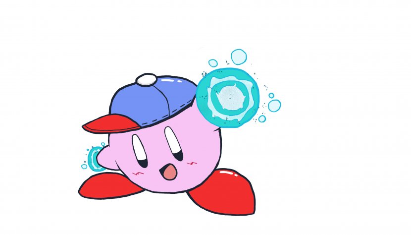 Kirby & The Amazing Mirror Air Ride Star Allies GameCube - Watercolor Transparent PNG