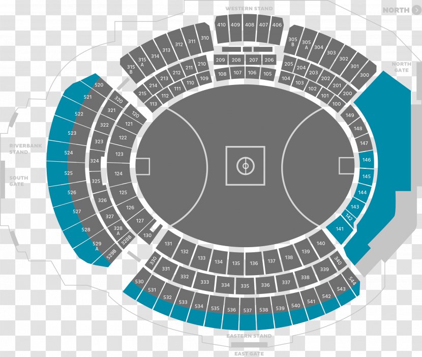 Adelaide Oval Port Football Club Stadium Power Vs Western Bulldogs Tickets - Seating Assignment - Structure Transparent PNG