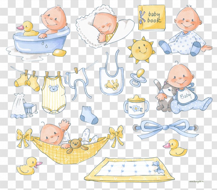 Child Drawing Clip Art - Baby Shower - New Transparent PNG
