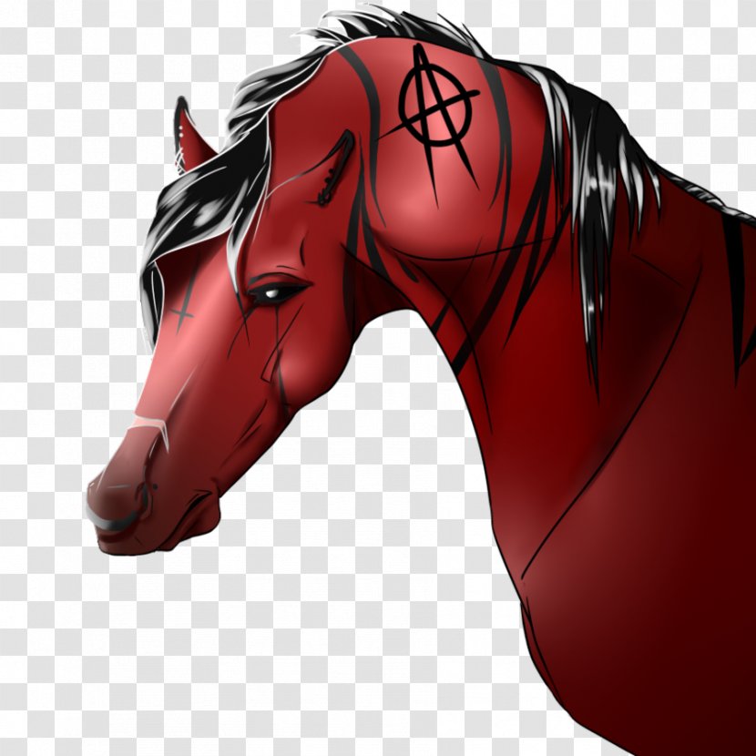 Mustang Stallion Halter Rein Bridle - Horse Tack - Space Ghost Transparent PNG