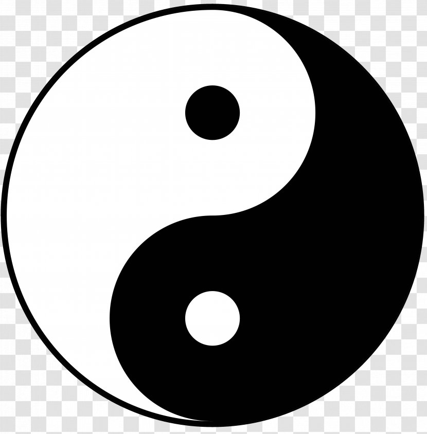 Yin And Yang Taijitu Taoism Symbol Chinese Philosophy - Principle Transparent PNG