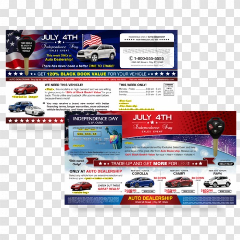 Car Brand Advertising Mail Direct Marketing - Email - Postcard Transparent PNG