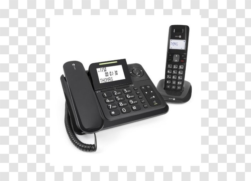 Cordless Telephone Doro Comfort 4005 Digital Enhanced Telecommunications - Gadget - Polyphon Transparent PNG