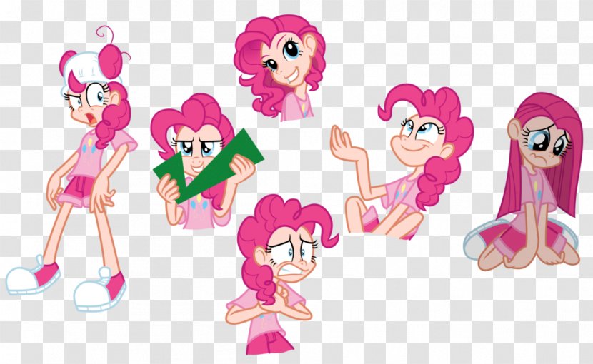 Pinkie Pie Rarity Rainbow Dash Twilight Sparkle Pony - My Little Friendship Is Magic Transparent PNG