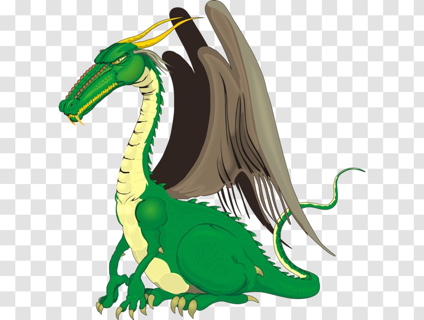 Dragon Velociraptor Drawing - Fictional Character Transparent PNG