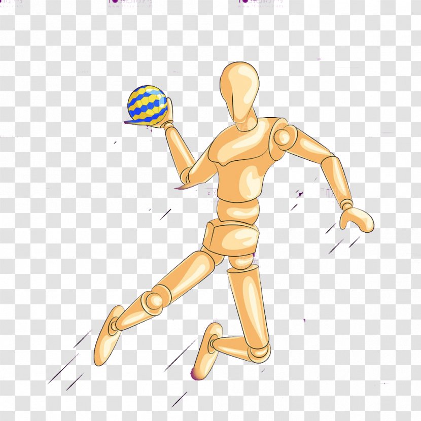 Volleyball - Yellow - Cartoon Transparent PNG