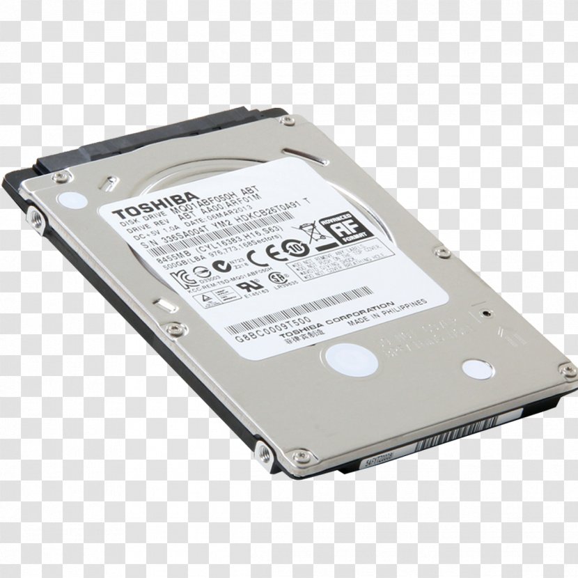Laptop Hard Drives Serial ATA Toshiba Disk Storage - Drive Transparent PNG