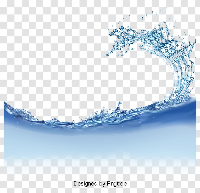 Clip Art Vector Graphics Image Illustration - Wave - Water Transparent PNG