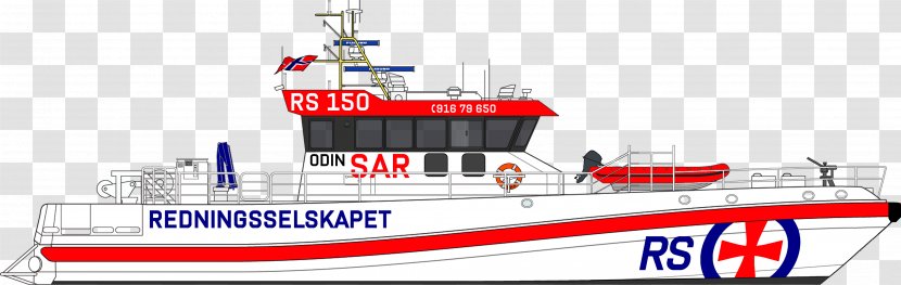 Norwegian Society For Sea Rescue Boat Container Ship Femund - Vakt Transparent PNG