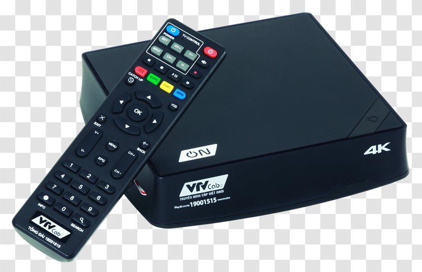 VTVCab Set-top Box 4K Resolution High-definition Television - Analog - Tet Viet Nam Transparent PNG