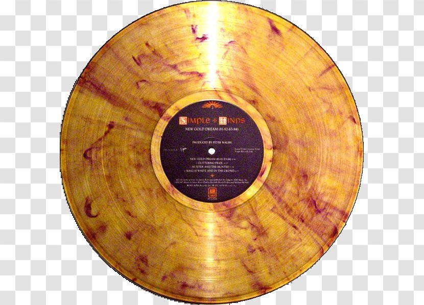 Phonograph Record New Gold Dream (81–82–83–84) Simple Minds LP Compact Disc - Audio Mastering - Color Transparent PNG