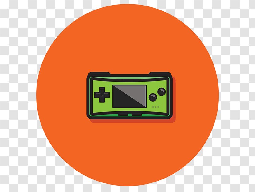 Mega Man Mario & Luigi: Superstar Saga Video Game Boy Handheld Console - Orange - Icon Transparent PNG