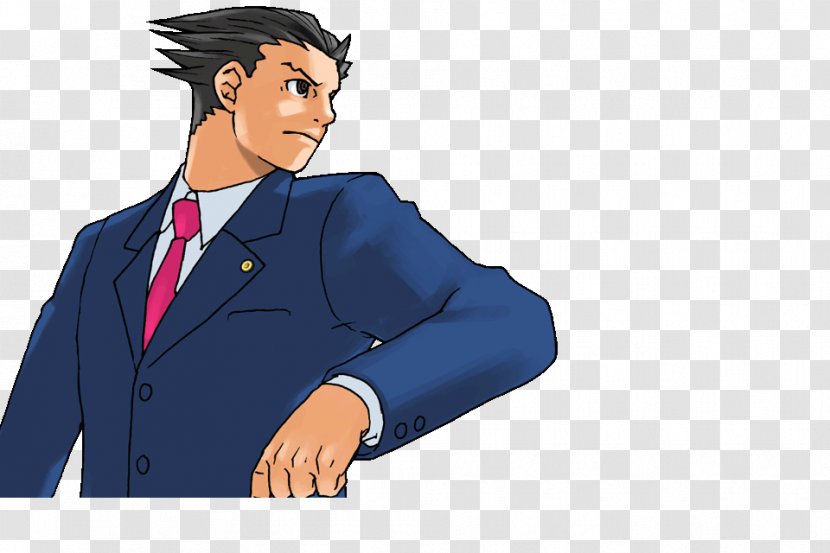 Phoenix Wright: Ace Attorney − Justice For All Wii - Male Transparent PNG