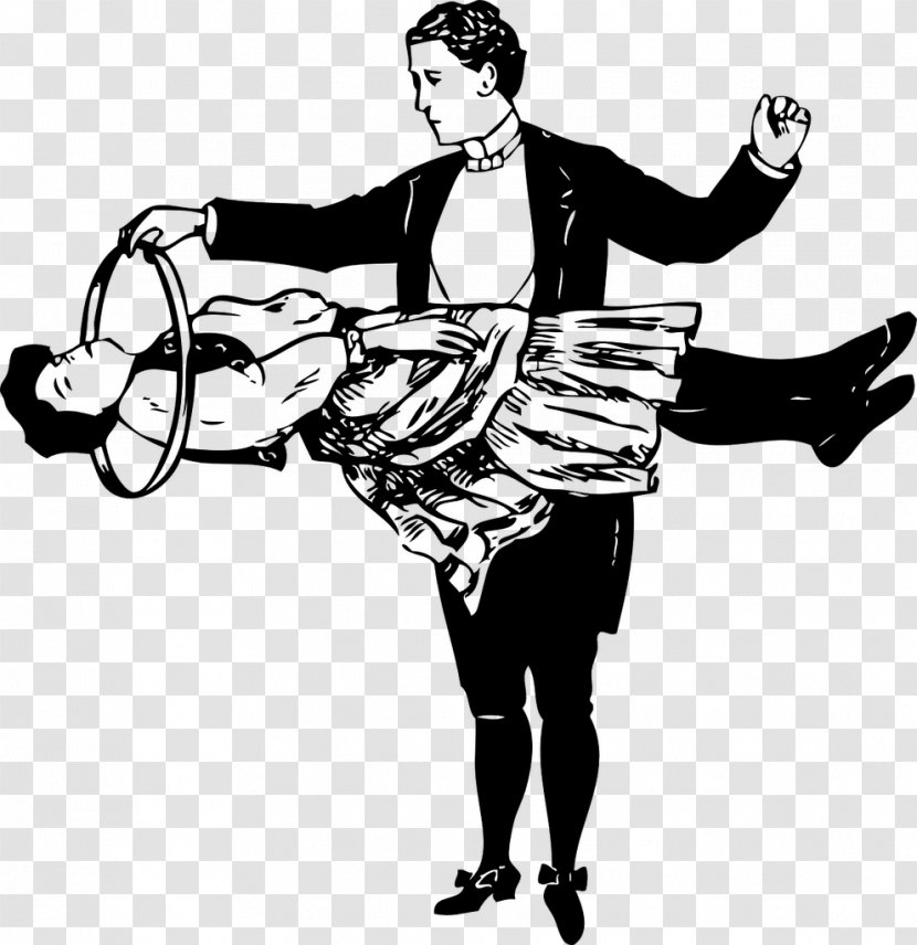 Magician Drawing Clip Art - Monochrome Photography Transparent PNG