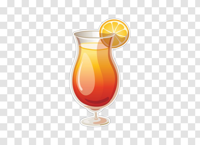 Orange Drink Juice Cocktail Bay Breeze - Mai Tai Transparent PNG