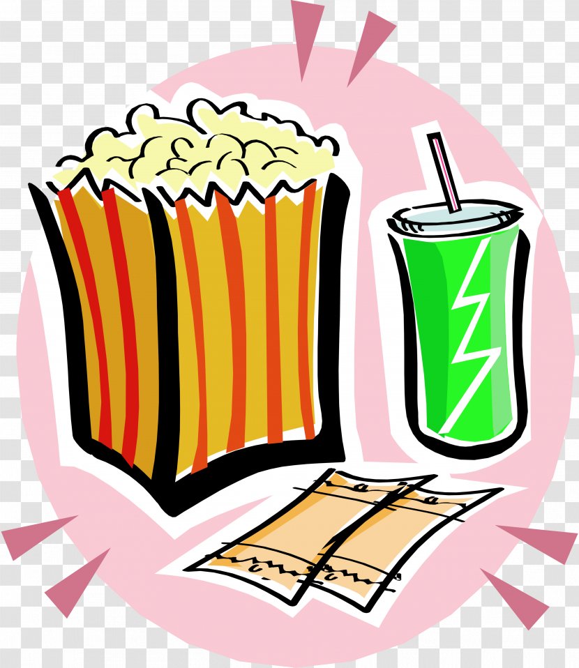 Cinema Clip Art Film Vector Graphics Image - Junk Food - Bioskop Poster Transparent PNG