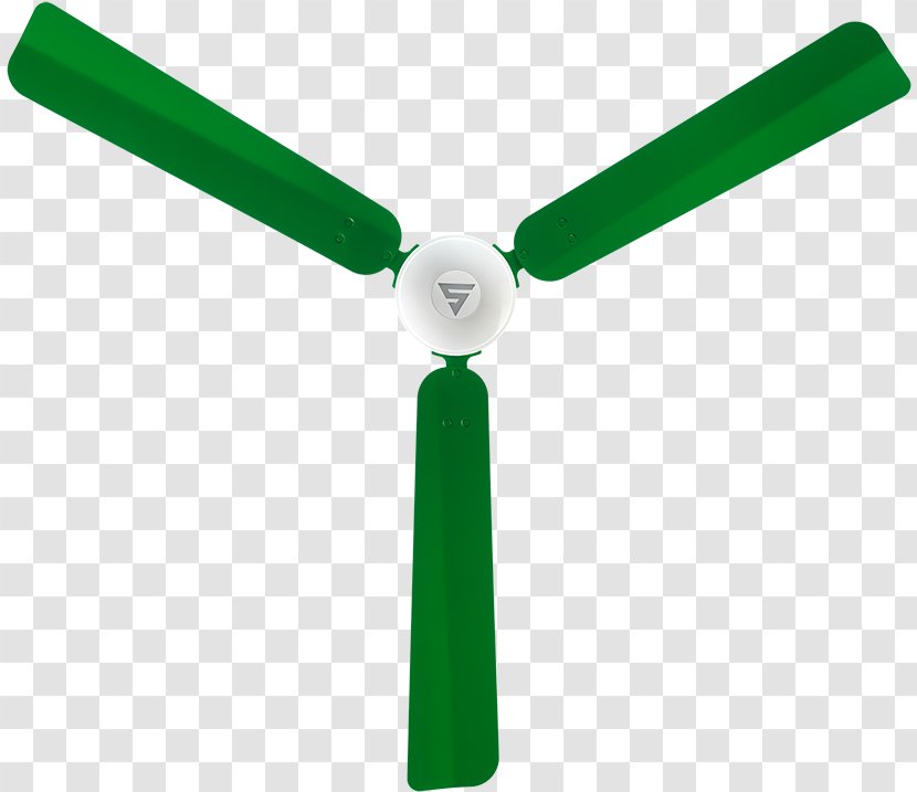 Ceiling Fan Green Mechanical Propeller Transparent PNG