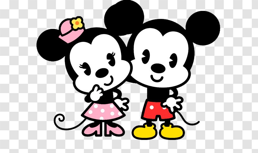 Mickey Mouse Minnie Disney Cuties Daisy Duck Winnie-the-Pooh - Cartoon Transparent PNG