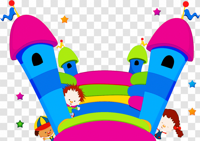 Inflatable Castle Cartoon Balloon Inflatable Logo Transparent PNG