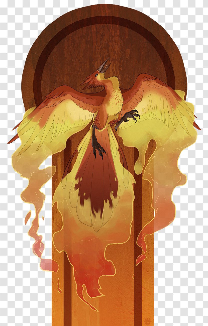 Cartoon Beak Legendary Creature - Fictional Character - Phoenix Force Art Transparent PNG