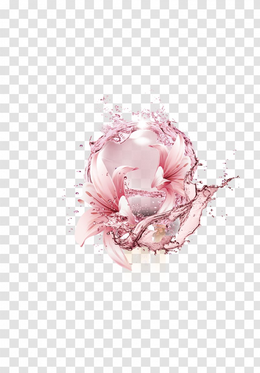 Pink Petal Download - Flowering Plant - Pattern Decorative Background Condensation Water Samples Transparent PNG