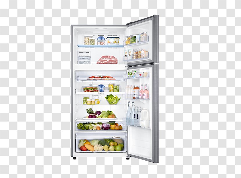 Refrigerator Auto-defrost Freezers Samsung RT50K6531SL RT54K6558SL - Major Appliance Transparent PNG
