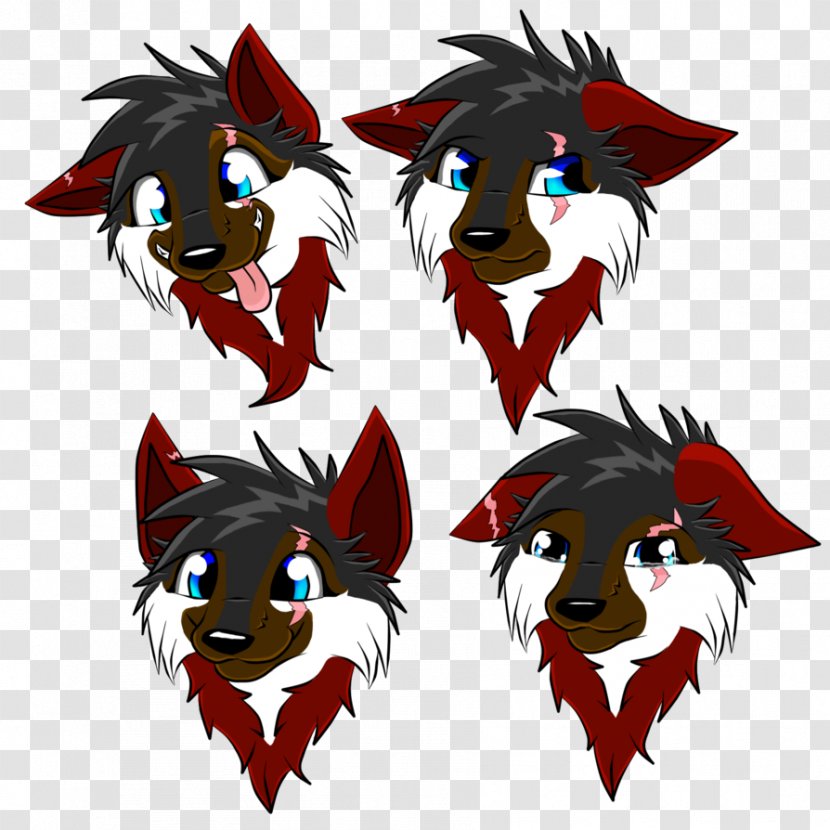 Canidae Gray Wolf Drawing Facial Expression - Heart - Angry Face Transparent PNG