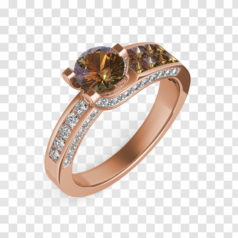 Wedding Ring Sapphire Diamond Gold - Engagement Transparent PNG
