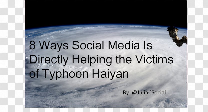 Typhoon Haiyan Social Media Information - Photography Transparent PNG