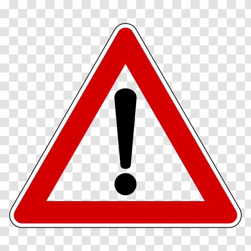 Warning Sign Traffic Clip Art - Stock Photography - Triangle Transparent PNG