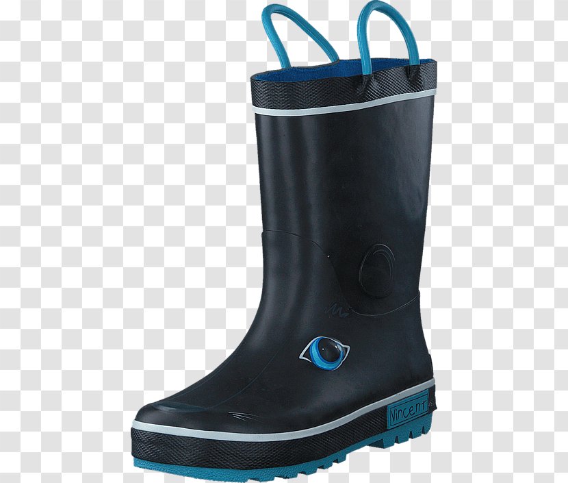 Blue Shoe Wellington Boot Slipper - Rain - Black Panter Transparent PNG