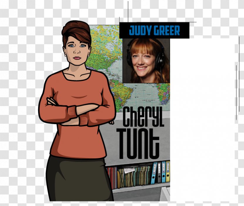 Cheryl Tunt Ray Gillette Sterling Archer FX Television - Silhouette - Amber Fx Transparent PNG