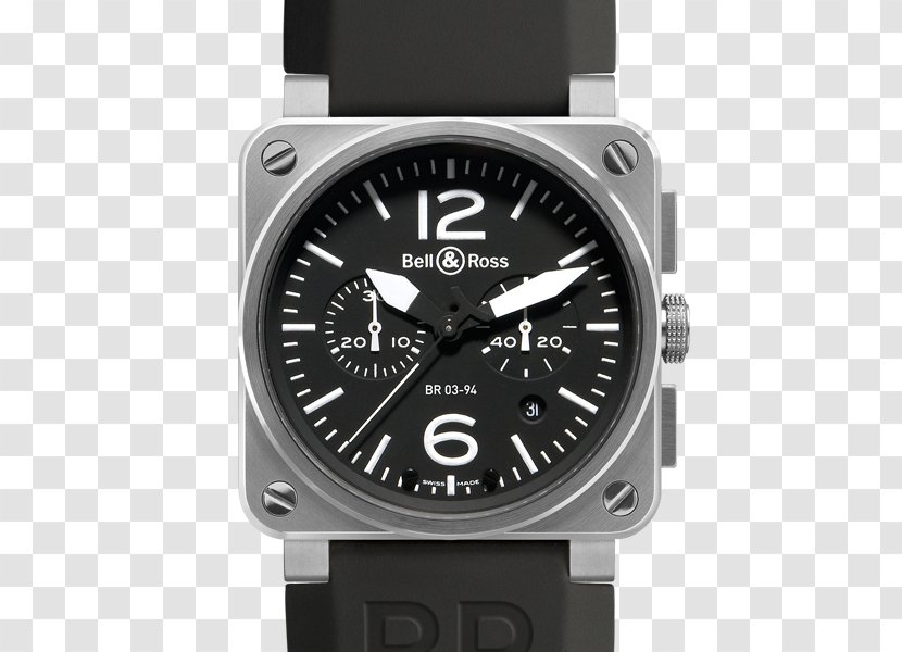 Chronograph Bell & Ross, Inc. Watch Retail - Hardware Transparent PNG