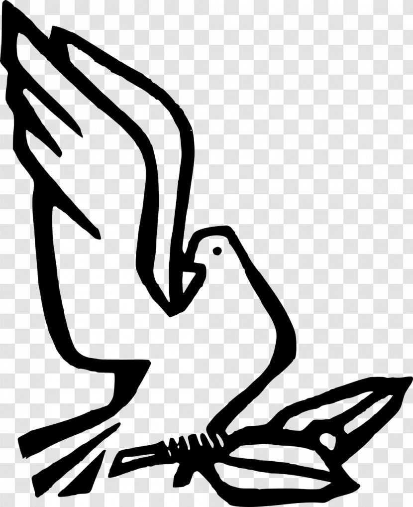Columbidae Doves As Symbols Peace Clip Art - White - Symbol Transparent PNG