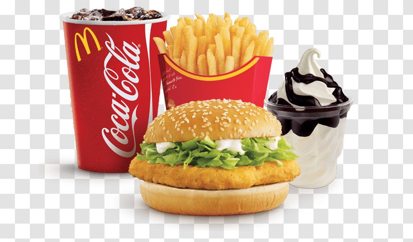 McChicken Hamburger French Fries McDonald's Chicken McNuggets - Junk Food - Mcdonalds Transparent PNG