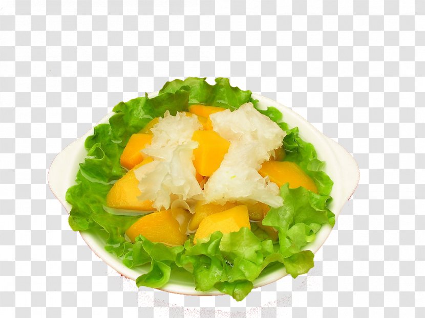 Chinese Cuisine Edible Birds Nest Vegetarian Chicken Soup Tong Sui - Salad - Features Sugar Pumpkin Transparent PNG