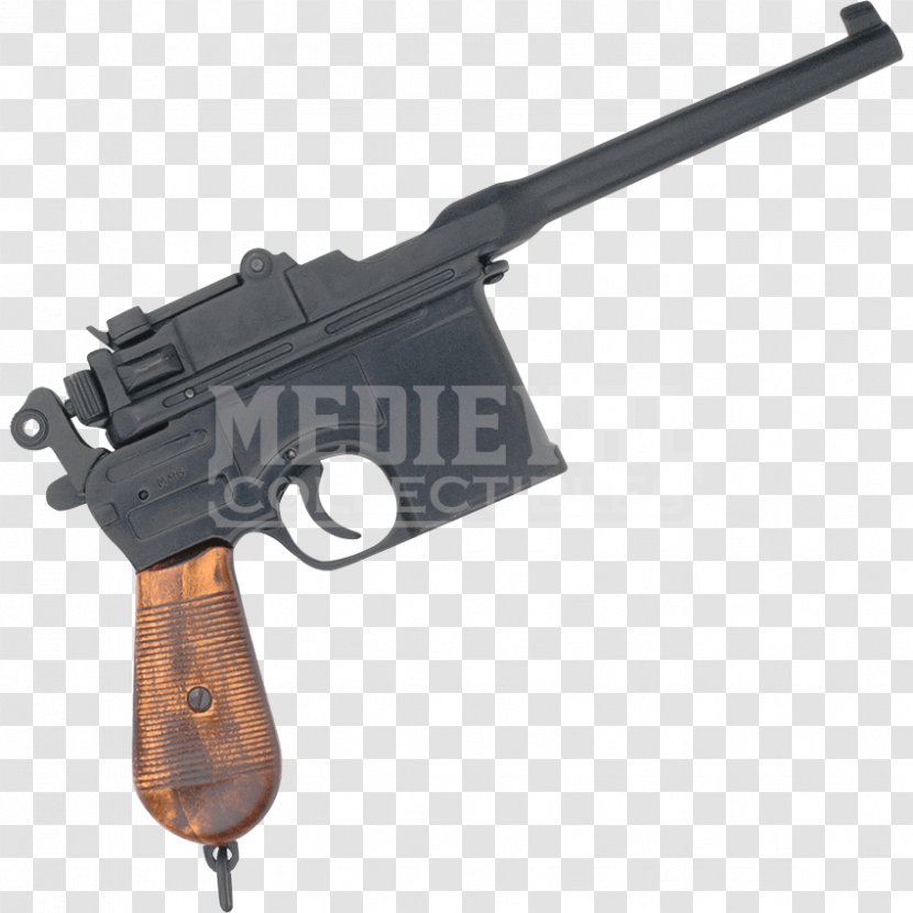 Trigger Mauser C96 Pistol Weapon - Cartoon Transparent PNG