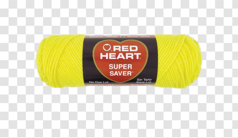 Red Heart Super Saver Yarn Fiber Blue Yellow - Shiny Transparent PNG