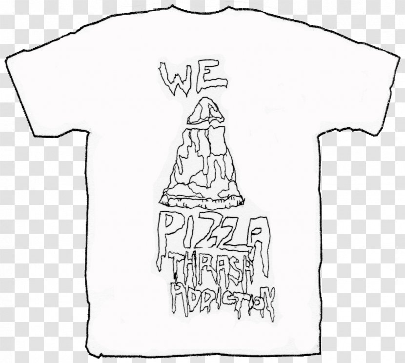 T-shirt /m/02csf Dress Line Art Drawing - Tree Transparent PNG