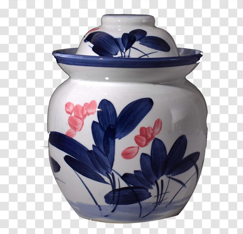 Jingdezhen Ceramic Pickling Jar Pottery - Pickle Transparent PNG