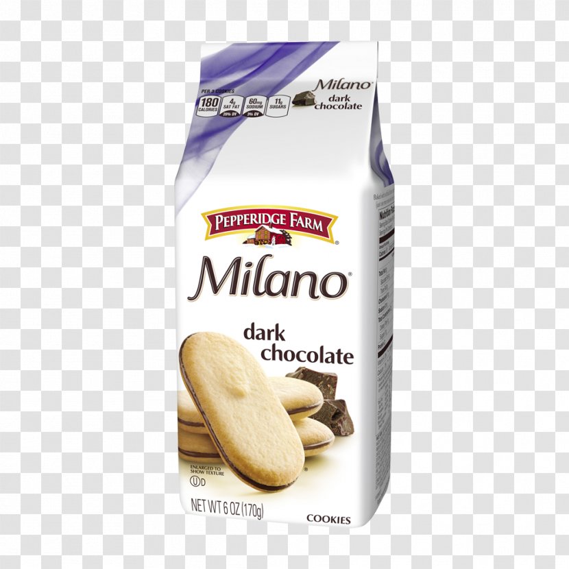 Milano Chocolate Chip Cookie Pepperidge Farm Biscuits Crisp Transparent PNG