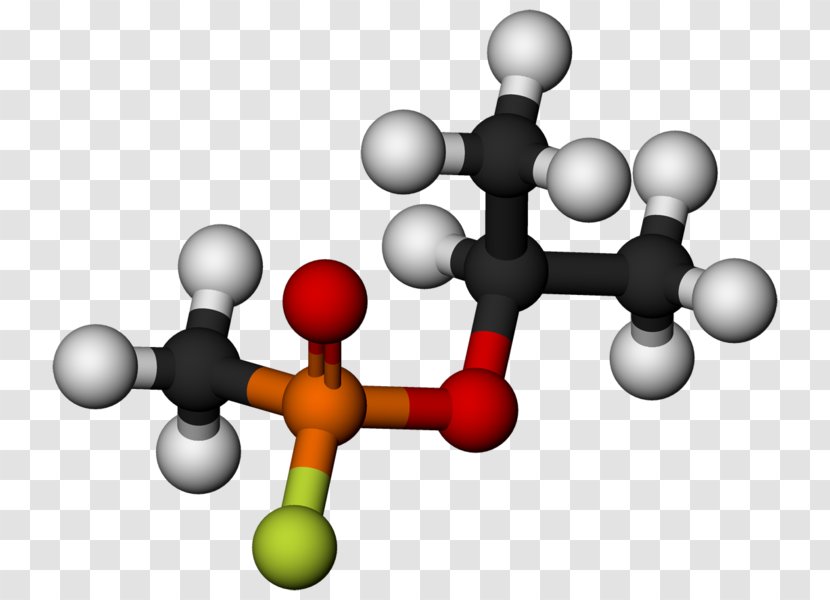 Sarin Molecule Nerve Agent Chemistry Chemical Warfare - Silhouette - Factory Transparent PNG