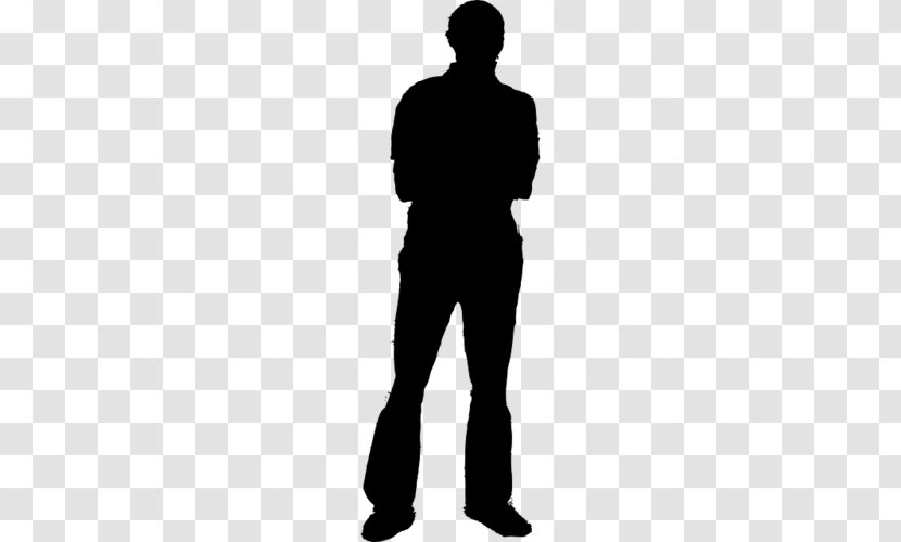 Clip Art - Standing - Silhouette Transparent PNG